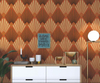 3d Geometric Wallpaper with Sprinkle Gold