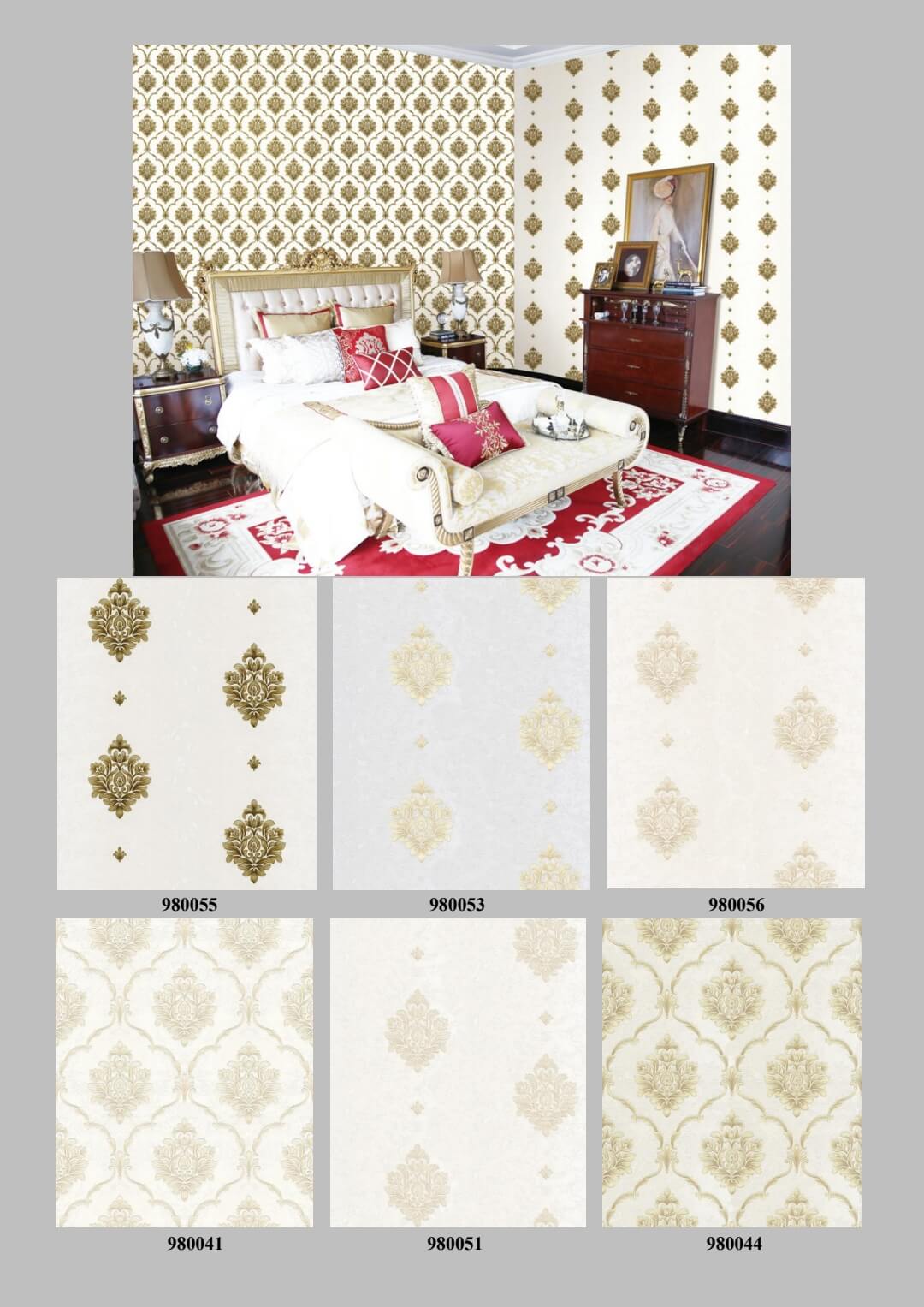 Fashion New Classic Wallpaper for Bedroom Decoration for Sale (2)