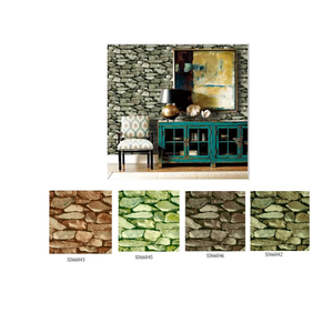 modern green Brick Wallpaper wall