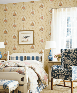European Style Bedroom Living Room Background Wallpaper