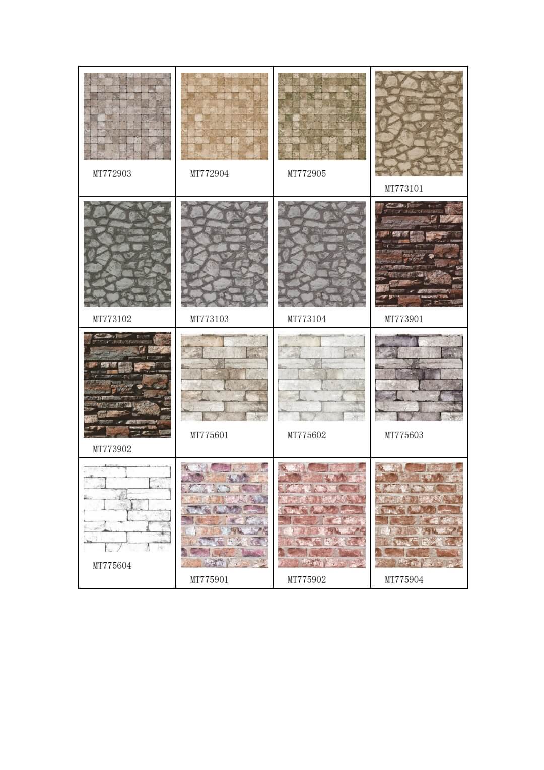 Brick And Stone Wallpaper for Coffee Shop Decoration (5)