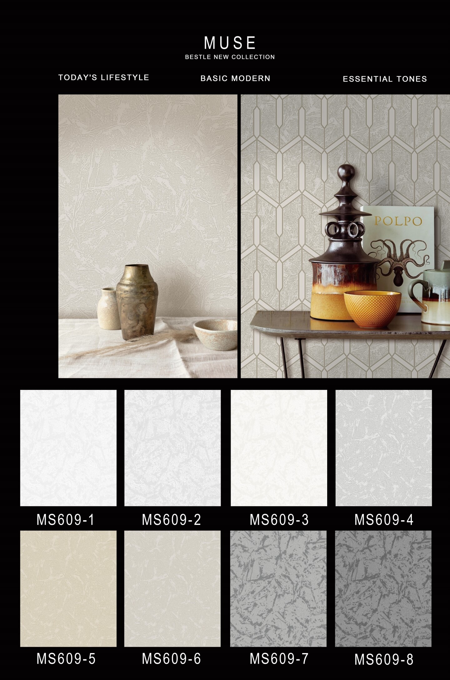 Sparkle Plain Texture wallpaper in grey (4)