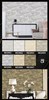 Modern Marble PVC Wallpaper in Shades of Cream